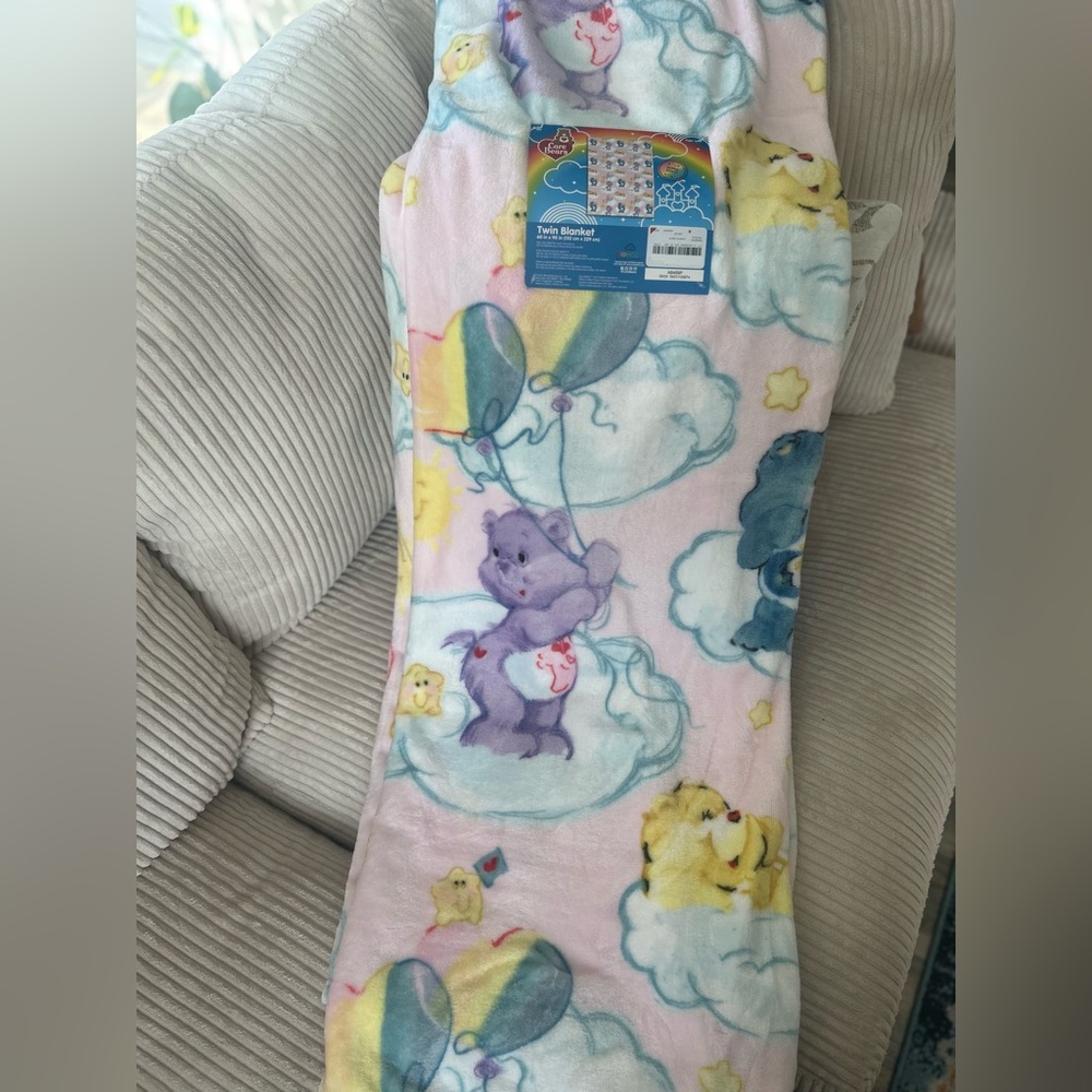 Care Bears Pastel Blanket